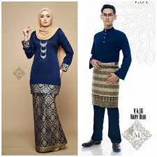 Kedai online pakaian muslimah baju kurung, jubah & blouse dengan harga mampu milik Couple Melayu Mix Songket Silk Shopee Indonesia
