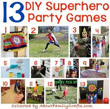 13 Diy Superhero Party Games Superhero Birthday Party Superhero Birthday Party Games Superhero Party Games