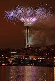 Seattle Space Needle On New Years Eve Space Needle Seattle Space Needle Seattle