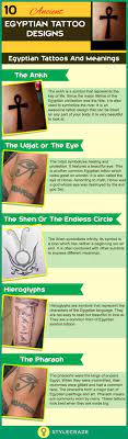 Tattoo Designs And Ideas | StyleCraze | Egyptian tattoo, Single line  tattoo, History tattoos