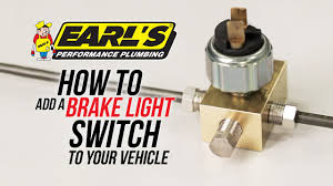 How To Add A Brake Light Switch To Your Vehicle Youtube