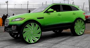Check spelling or type a new query. Oh Yes This Is A Slime Green Jaguar F Pace On 32 Inch Rims Carscoops