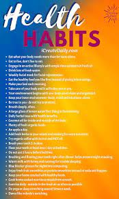 100 Good Habits List For A Happy Life Icreatedaily
