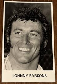 1970s USAC Champ Car Driver Small Press Photo, Johnny Parsons