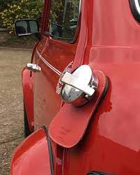 Red Classic Mini And Red Leather Minibib Classic Mini Mini Cooper Accessories Mini Cooper Classic