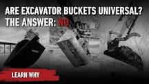 Are Excavator Buckets Universal? Compatibility Explained