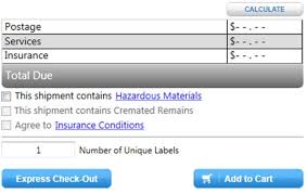 Visit the postal price calculator at usps.com, and enter details about the item you plan to send there, check insurance under protection in transit, and enter the amount of coverage you need. Usps Meter Label Solution User Guide