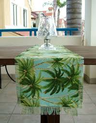Palm Tree Table Runner Outdoor Table Runner Tommy Bahama Fabric 30 Cm X 140 Cm 12 X 55 Tropical Table Runners Outdoor Table Runner Durable Outdoor Fabric