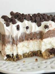 Low fat with alteration of ingredients. 7 Layer Pudding Dessert