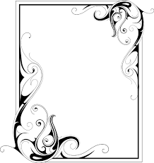 Image Result For Free Black Vector Frames Page Borders Design Ornament Frame Frame Border Design