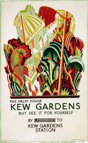 1926 Kew Gardens London Poster Vintage Travel Posters Vintage Posters