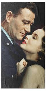 John Wayne and Janet Leigh Beach Towel