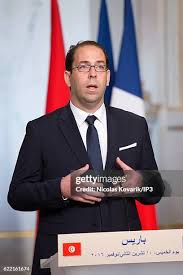 21 French President Francois Hollande Receives Youssef Chahed At Elysee  Palace In Paris Stock Photos, High-Res Pictures, and Images