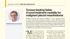 Despite the increasing knowledge of the biology of malignant pleural mesothelioma (mpm), patients with this diagnosis still have a poor . Ttfields Academy