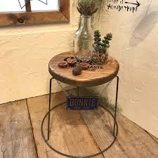 100均素材で作るミニテーブル ミニテーブル インテリア 収納 プランタースタンド