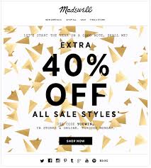 To Reinvigorate Readers Go Big Like Black Friday Big That S What Madewell Did By Offering A Hu Email Marketing Examples Email Marketing Blog Email Marketing