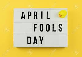 Felicitation Text April Fools Day In Cinematic Light Box And Stock Photo Picture And Royalty Free Image Image 95366689