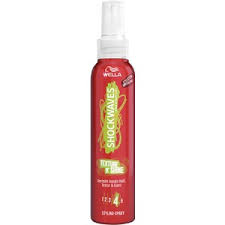 The real secret to styling effortless, tousled beach waves ? Styling Texture N Shine Styling Spray By Wella Shockwaves Parfumdreams