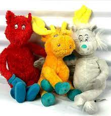 Dr Seuss Plush Stuffed Animals Kohl S Cares Fox N Socks Thedwick Gray Cat Ebay Plush Stuffed Animals Animal Plush Toys Plush Dog