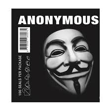 Seals Anonymous, Klein, Bedrukt (100 stuks), waterbestendig verpakking