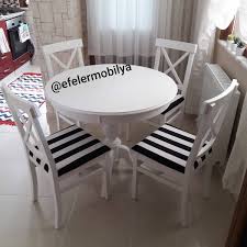 yuvarlak masa masa sandalye