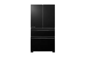 mitsubishi 630l french door fridge freezer black glass harvey norman new zealand black fridges fridge french door black glass ar pinterest com