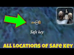 All Locations Of The Safe Key | Granny 3 - Youtube