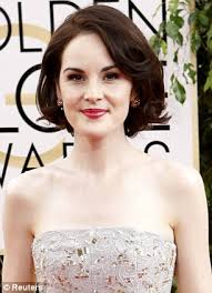 Golden Globes 2014: Downton Abbey stars Michelle Dockery and Laura  Carmichael are pale and interesting in strapless gowns