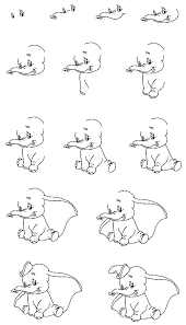 Voir plus d'idées sur le thème dessin, dessin kawaii, dessins mignons. Tuto Dimbo Dessin Dumbo Dessins Disney Dessins Faciles
