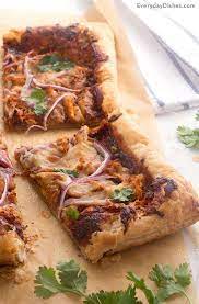 30 Minute Bbq Chicken Puff Pastry Pizza Recipe Recipe Puff Pastry Pizza Recipes Pizza Recipes