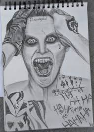 Joker drawing from last year's project