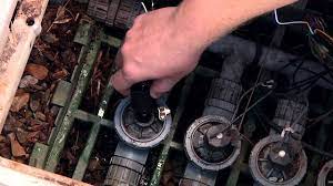 A water irrigation solenoid valve is an electrically controlled valve to regulate the flow of water. How To Replace A Sprinkler Valve Solenoid Youtube