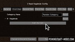 Maybe you would like to learn more about one of these? I Need Keybinds Tweak Mod For Minecraft 1 15 1 14 4 Pc Java Mods