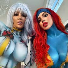 We walked down street in nothing but X-Men body paint - people couldnt  look away - Daily Star
