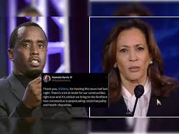They were best friends: Kamala Harriss old tweet about Sean Diddy Combs  resurfaces amid his arrest on sex trafficking charges - The Economic Times