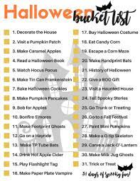Ready For Some Spooky Fun This October Have A Fun And Festive Countdown To Halloween With This Fam Halloween Bucket List Halloween Buckets Halloween Countdown