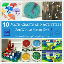 20 Enjoyable Math Crafts And Activities For World Maths Day World Maths Day Maths Day Math Crafts