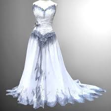 Gothic Black And Blue Wedding Dress Gothic Wedding Dress I Like The Look Of It Corpse Bride Dress Pagan Wedding Dresses Gothic Wedding Dress