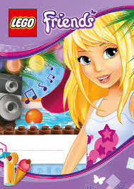 Http Www Nick Com Legofriends Fun Downloads Stephanies Pool Party Invitation Lego Friends Birthday Party Lego Friends Lego Friends Birthday