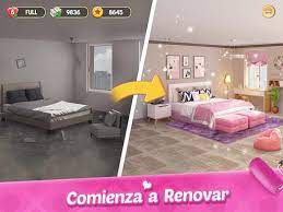 El proyecto cuenta con hermosos gráficos, una gran cantidad de niveles, elementos decorativos, muebles y todo lo demás. Mi Hogar Disena Suenos Apk Mod