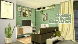 Sneek peaks at our superb show stopper project that is coming out elegant, sophisticated and beautiful. Modern House Interior Renovation The Sims 4 Speed Build Cc Youtube