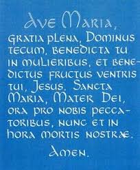 Activities And Links For Prayers In Latin Catholic Prayers Catholic Hail Mary In Latin