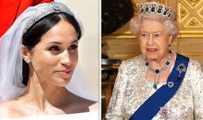 Meghan markle has been gifted her first tiara while on a walkabout in australia; Meghan Markle News Was This The Real Reason Meghan Wasn T Allowed Her Wedding Tiara Royal News Express Co Uk