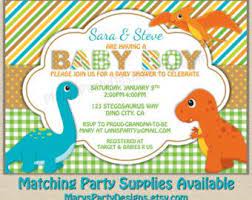 Shabby Chic Dinosaur Baby Shower Invitation Diy Printable Jpeg Pdf Dinosaur Baby Shower Invitations Baby Dinosaur Invitations Dino Baby Shower
