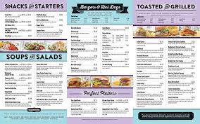 I Like The Way The Text Is Organized The Line Going Down The Middle That Separates Are Into Two Columns Helps With Orga Menu Restaurant Purple Cow Kids Brunch