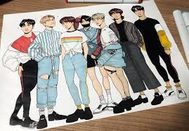 This group is for us to learn together how to draw our favorite bts member, cheer each other up and have some fun time, it's heaven please speak in english because there are many people who may not understand your language respect each other feel free to share your art with us please don't steal other people's. Feshen Eb On Twitter I M Glad Bts Have Seven Members So I Can Draw All Of Them And Post It At The End Of The Week As One Inktober Piece For 7