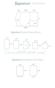 Check spelling or type a new query. Invitation Size Guide Signature Pocket Cards Pockets