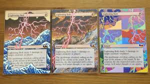 Alter 3 4 Lightning Bolts Warhol Added Magictcg