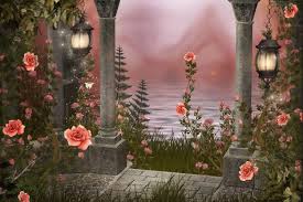 My granny says that there is a special flower for each month of the year. Beautiful Pink Rose Garden Wallpaper Hd Home Designs Inspiration