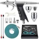 Airbrush Kit, Air Brush Painting Set, Double Action Trigger ...
